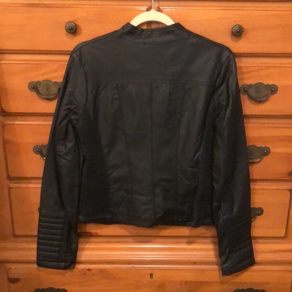 Faux Leather Jacket - Picture 3 of 14